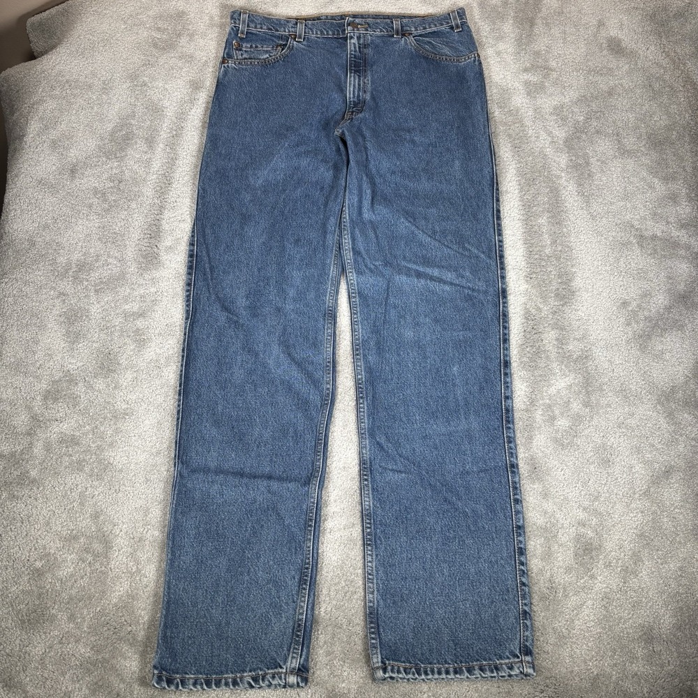 Vintage Levis 540 Jeans Mens 36x36 (Tag 38x36) Relaxed Straight Blue Denim 90s